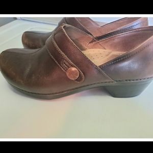 Dankso brown leather clog size 41